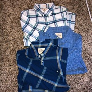3 Hollister Men’s Shirts Size Large
